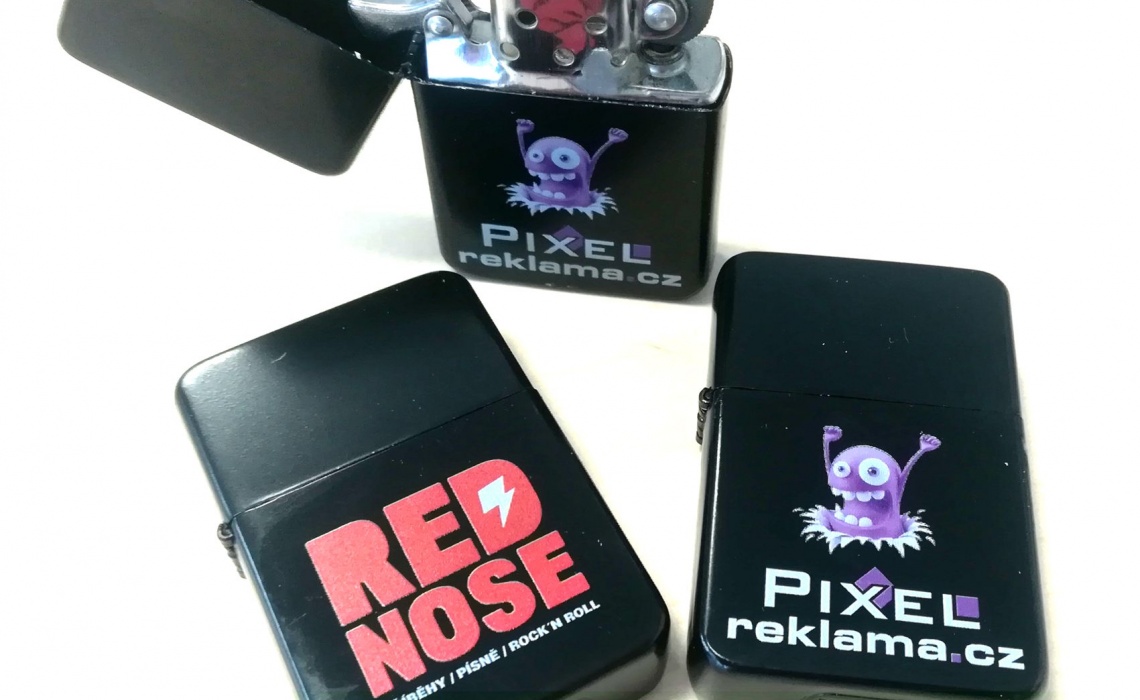 Zapalovače s potiskem